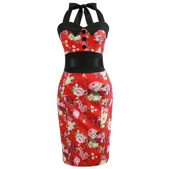 Retro Pink Polka Dot Audrey Hepburn Robe Vintage Halter Dress Plus Size 3XL 2020 50s 60s Gothic Pin Up Rockabilly Bodycon Dress
Retro Pink Polka Dot Audrey Hepburn Robe Vintage Halter Dress Plus Size 3XL 2020 50s 60s Gothic Pin Up Rockabilly Bodycon Dress