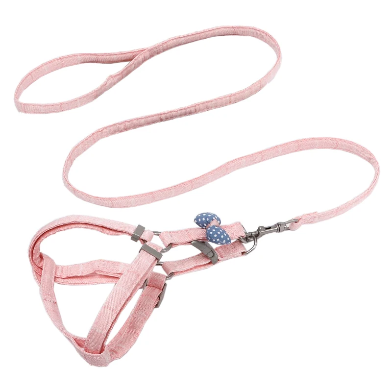 High Quality Pet Harness Leash Collar Set Adjustable Solid Color Lovely Nylon Bow Leash Dog Cat Collar Walking Outdoor
High Quality Pet Harness Leash Collar Set Adjustable Solid Color Lovely Nylon Bow Leash Dog Cat Collar Walking Outdoor