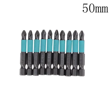 10pcs 25/50mm Anti Slip Electric Screwdriver Bits Hex Shank Ph2 Single Side Screwdrivers Magnetic Phillips Head 
10pcs 25/50mm Anti Slip Electric Screwdriver Bits Hex Shank Ph2 Single Side Screwdrivers Magnetic Phillips Head