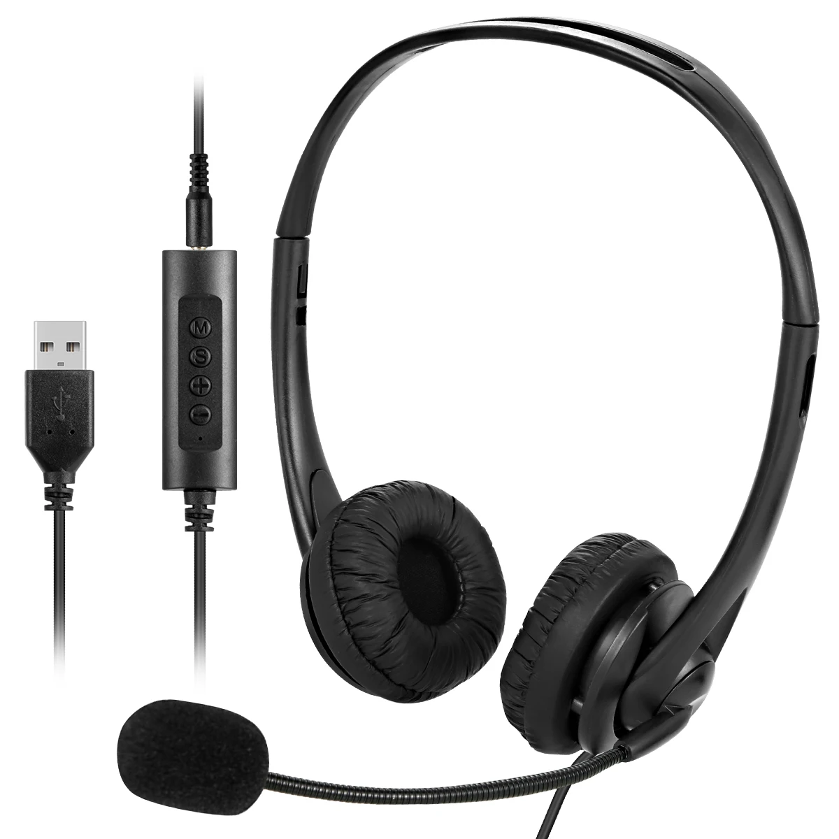 New Wired Headset Headphone With Mic 3.5mm USB Plug Over-Ear Headphones With Mic Volume Control For PC Mobile Phone Dropshipping
New Wired Headset Headphone With Mic 3.5mm USB Plug Over-Ear Headphones With Mic Volume Control For PC Mobile Phone Dropshipping