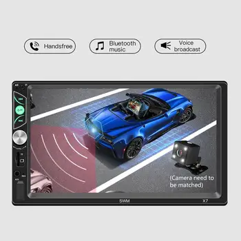7 Inch 2 Din Android Stereo Receiver Car Stereo Touch Screen Car MP5 Player Support Backup Rear View Camera FM Radio Car Audio
7 Inch 2 Din Android Stereo Receiver Car Stereo Touch Screen Car MP5 Player Support Backup Rear View Camera FM Radio Car Audio