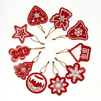 10Pcs/Set Christmas Label Card Pendants Set 3D DIY Diamond Painting Cards for Xmas Tree Store Holiday Party Decoraiton
10Pcs/Set Christmas Label Card Pendants Set 3D DIY Diamond Painting Cards for Xmas Tree Store Holiday Party Decoraiton