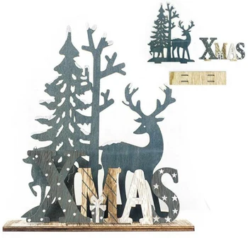 Elk Xmas Tree Wooden Ornaments Christmas Party DIY Crafts Decor Home Garden Wood Crafts Scrapbook DIY Book Corner Flower
Elk Xmas Tree Wooden Ornaments Christmas Party DIY Crafts Decor Home Garden Wood Crafts Scrapbook DIY Book Corner Flower