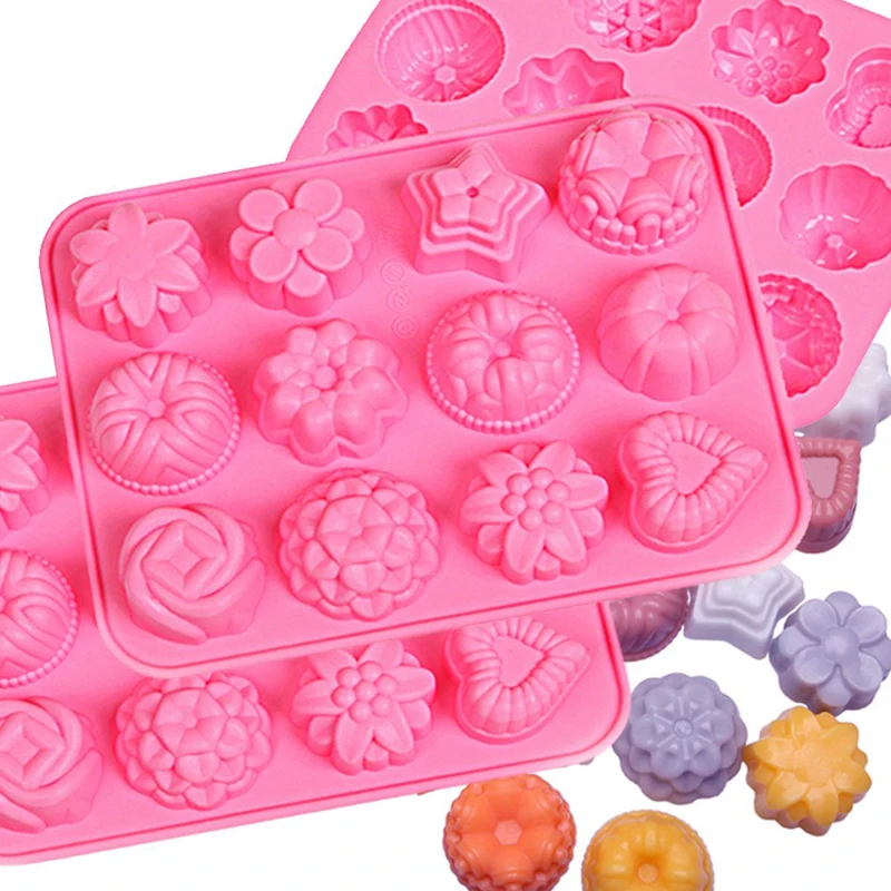 Non-Stick Silicone 3D Heart Fondant Cake Chocolce Ice Cube Mold Flower Pudding Jelly Biscuits Cupcake Baking Mould Muffin Pan
Non-Stick Silicone 3D Heart Fondant Cake Chocolce Ice Cube Mold Flower Pudding Jelly Biscuits Cupcake Baking Mould Muffin Pan