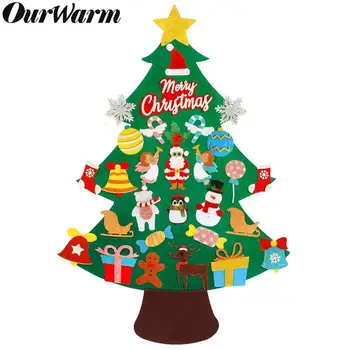 OurWarm DIY Felt Christmas Tree New Year Gifts Kids Toys Artificial Tree Wall Hanging Ornaments Christmas Decoration for Home
OurWarm DIY Felt Christmas Tree New Year Gifts Kids Toys Artificial Tree Wall Hanging Ornaments Christmas Decoration for Home