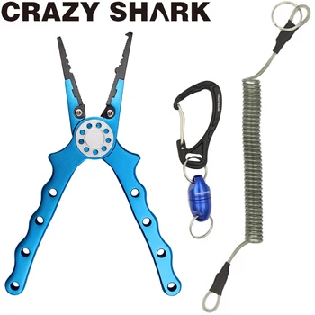 Crazy Shark 18cm Aluminum Fishing Pliers Magnetic Net Release with Lanyard Carp Crimping Lead Fish Holder Tackle Goods For Fish
Crazy Shark 18cm Aluminum Fishing Pliers Magnetic Net Release with Lanyard Carp Crimping Lead Fish Holder Tackle Goods For Fish