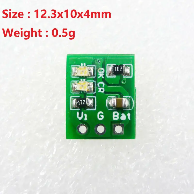 DD08CRMB 1A Ultra-small Li-ion Rechargeable Battery Charger Module ME4056 instead TP4056 for 18650 breadboard power bank
DD08CRMB 1A Ultra-small Li-ion Rechargeable Battery Charger Module ME4056 instead TP4056 for 18650 breadboard power bank