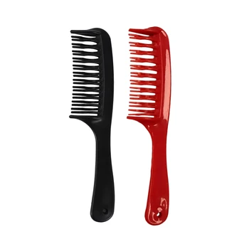 2 Pcs Double Row Tooth Detangler Hair Comb Shampoo Comb with Handle for Long Curly Wet Hair Black & Red
2 Pcs Double Row Tooth Detangler Hair Comb Shampoo Comb with Handle for Long Curly Wet Hair Black & Red