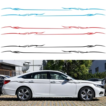 2pcs Car SUV Side Body Lightning Style Auto Body Accessories Black Red Blue Long Stripe Vinyl Decals Decoration Sticker
2pcs Car SUV Side Body Lightning Style Auto Body Accessories Black Red Blue Long Stripe Vinyl Decals Decoration Sticker