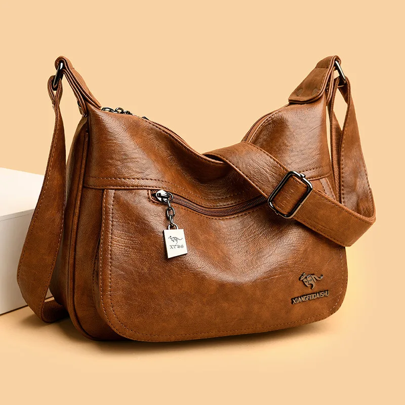 Black Woman Shoulder Bag Leather Luxury Handbag for Ladies Vintage Messenger Bag Female Large Capacity Crossbody Bag Sac A Main
Black Woman Shoulder Bag Leather Luxury Handbag for Ladies Vintage Messenger Bag Female Large Capacity Crossbody Bag Sac A Main