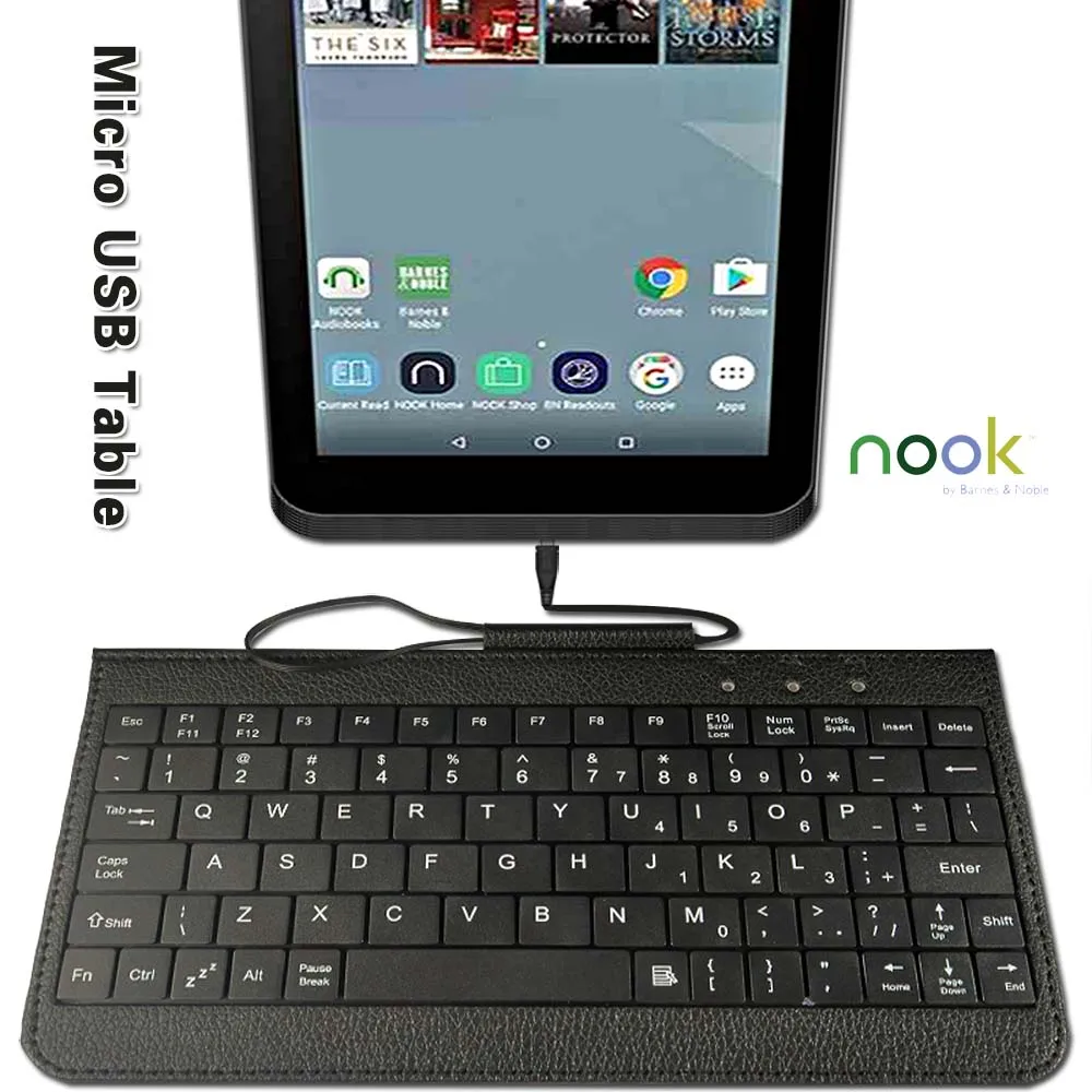 Micro USB Keyboard PU Leather Stand Case for Barnes & Noble NOOK Anti-fall Folding Foldable Computer Case Tablet Accessories
Micro USB Keyboard PU Leather Stand Case for Barnes & Noble NOOK Anti-fall Folding Foldable Computer Case Tablet Accessories
