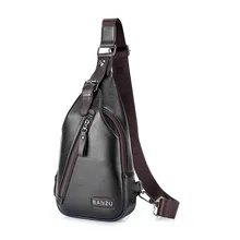Travel sports casual men's messenger bag retro style simple men's chest bag large capacity waterproof PU leather men's chest bag
Travel sports casual men's messenger bag retro style simple men's chest bag large capacity waterproof PU leather men's chest bag