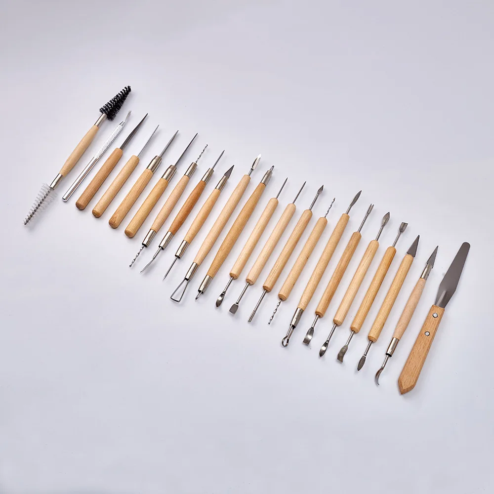 Art Sets Arts Crafts 22pcs/set Clay Tools Pottery Carving Tool Set Pottery & Ceramics Wooden Handle Modeling Clay Tools
Art Sets Arts Crafts 22pcs/set Clay Tools Pottery Carving Tool Set Pottery & Ceramics Wooden Handle Modeling Clay Tools