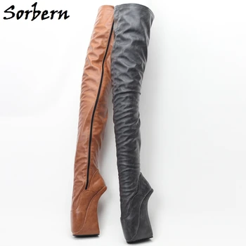 Sorbern Retro Crotch Thigh Boots Women Ballet Hoof No Heel Long Boot Custom Wide Fit Slim Fit Ladies Boot Sissy Boy Custom Color
Sorbern Retro Crotch Thigh Boots Women Ballet Hoof No Heel Long Boot Custom Wide Fit Slim Fit Ladies Boot Sissy Boy Custom Color