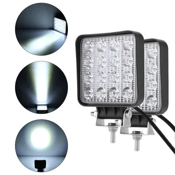 48W 16LED Work Light Spot Flood Light Strong Light Shockproof Waterproof Durable High-Power for Off Road Boat SUV ATV Truck
48W 16LED Work Light Spot Flood Light Strong Light Shockproof Waterproof Durable High-Power for Off Road Boat SUV ATV Truck