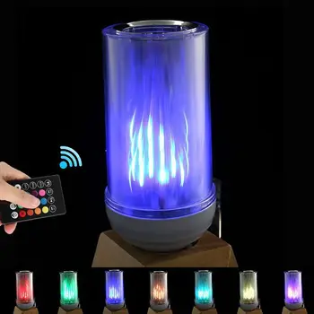 Bluetooth Bluetooth LED Bulb Speaker Flame Effect Light Music Player Dimmable Voice Control With 24Keys Romote Controller For
Bluetooth Bluetooth LED Bulb Speaker Flame Effect Light Music Player Dimmable Voice Control With 24Keys Romote Controller For