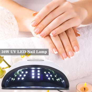 30W UV LED Nail Lamp Nail Dryer for Gels Polishes with Handle Sensor Timer Setting UV Lamp Nail Art Salon Tools
30W UV LED Nail Lamp Nail Dryer for Gels Polishes with Handle Sensor Timer Setting UV Lamp Nail Art Salon Tools