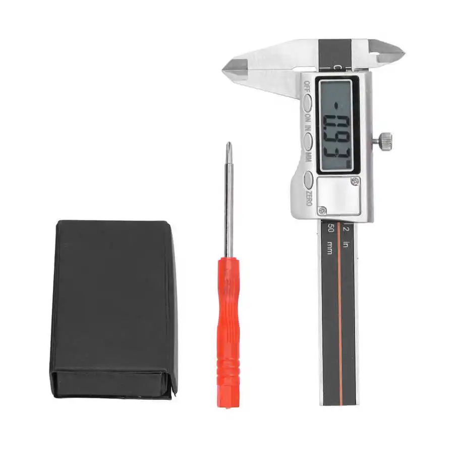 Digital Vernier Caliper 50mm Mini Electronic Vernier Caliper Wear Resistance Rust Calliper Micrometer Industrial Measuring Tool
Digital Vernier Caliper 50mm Mini Electronic Vernier Caliper Wear Resistance Rust Calliper Micrometer Industrial Measuring Tool