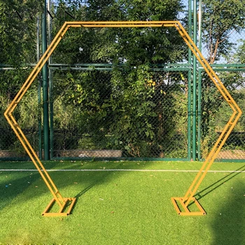 JAROWN Double Pole Hexagonal Wrought Iron Arch Flower Stand Wedding Background Frame Decor Shelf Home Birthday Party Supplies
JAROWN Double Pole Hexagonal Wrought Iron Arch Flower Stand Wedding Background Frame Decor Shelf Home Birthday Party Supplies
