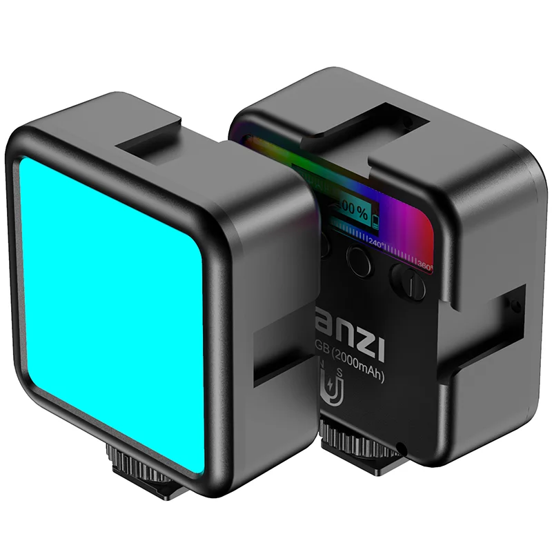 Ulanzi VL49 RGB Pocket LED Video Light 2700K-9000K On Camera Light Mini Pocket Fill Light Photography Lighting Vlog Light
Ulanzi VL49 RGB Pocket LED Video Light 2700K-9000K On Camera Light Mini Pocket Fill Light Photography Lighting Vlog Light