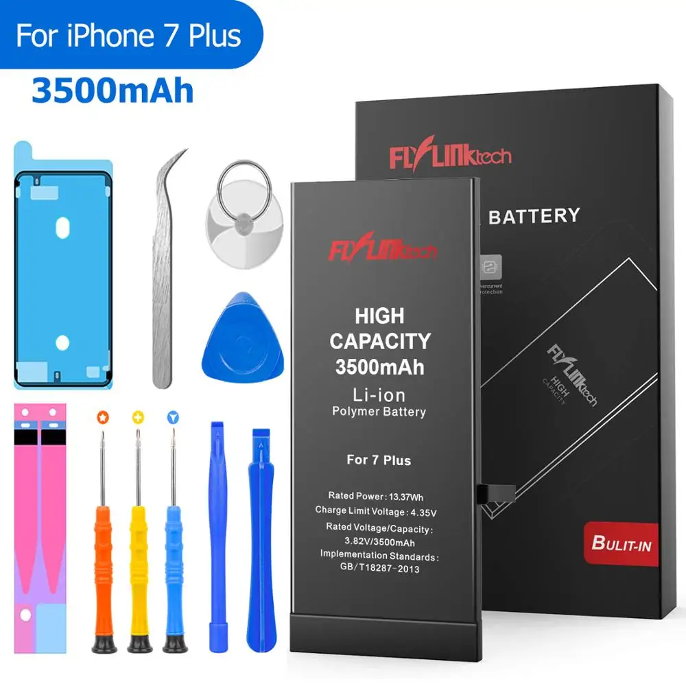 Flylinktech Mobile Phone Replacement Battery for iphone 7 plus Batterie High Capacity Internal Bateria for iPhone 7 Battery
Flylinktech Mobile Phone Replacement Battery for iphone 7 plus Batterie High Capacity Internal Bateria for iPhone 7 Battery