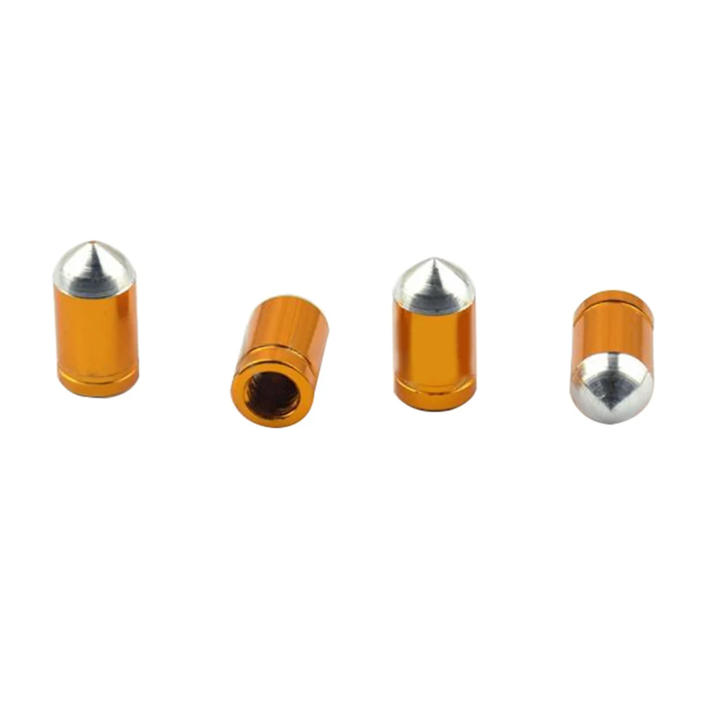 4Pcs Aluminum Bicycle MTB Tyre Tire Air Presta Valves Cap Bike Stem Dust Cover