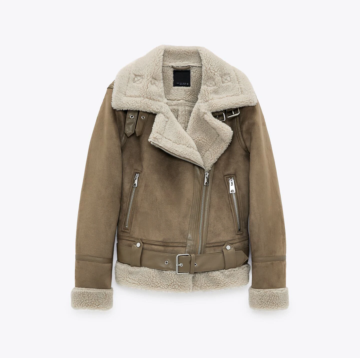 Zoulv 2020 Winter Retro Suede Lambs Wool Motorcycle Jacket Belt Leisure Loose Man-made Leather Jackets New Women's Wear Thick
Zoulv 2020 Winter Retro Suede Lambs Wool Motorcycle Jacket Belt Leisure Loose Man-made Leather Jackets New Women's Wear Thick