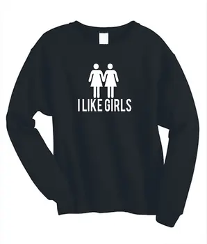 Women Sweatshirt Jumper Casual Hoody for Lady Funny Black Street Tumblr I Like Girls Lesbian Print
Women Sweatshirt Jumper Casual Hoody for Lady Funny Black Street Tumblr I Like Girls Lesbian Print