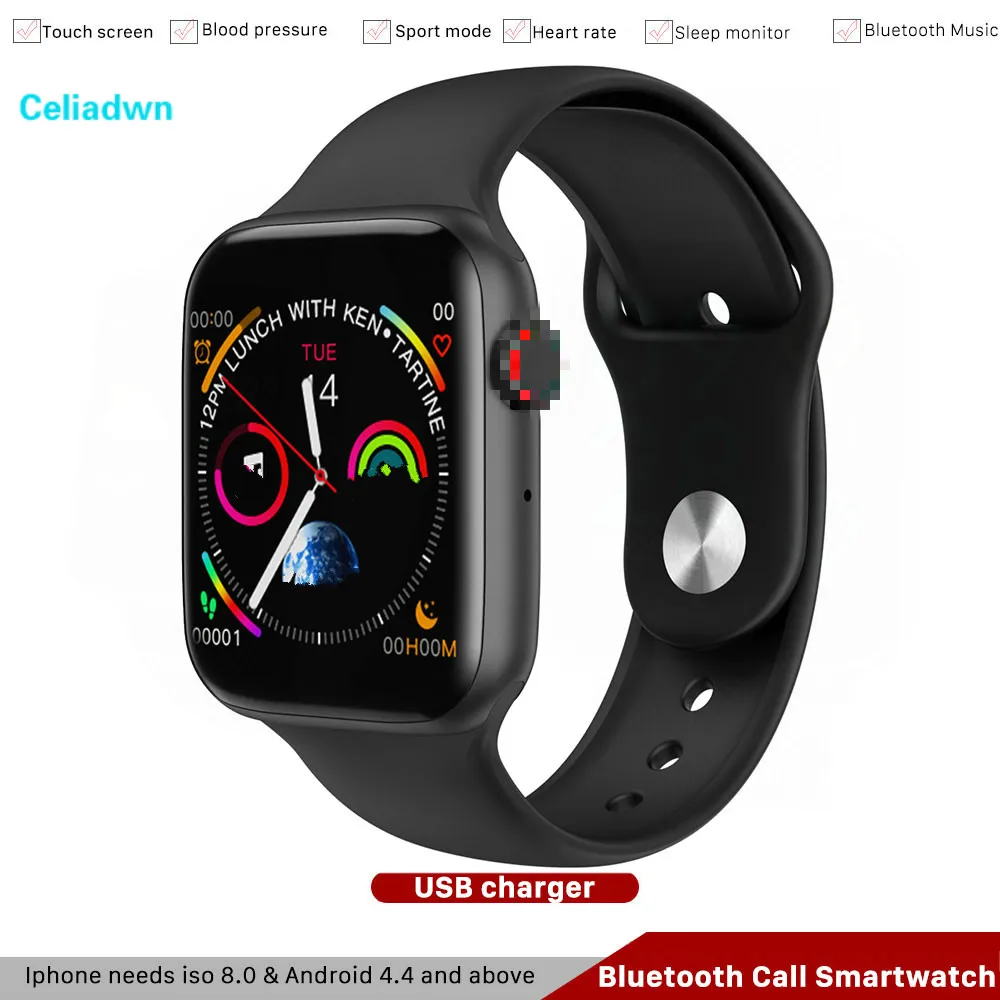 Cheapest 44mm Smart Watch 1.54 inch MTK2502 ECG Heart Rate Monitor Sport Activity Tracker Relogio Smartwatch for Apple Android
Cheapest 44mm Smart Watch 1.54 inch MTK2502 ECG Heart Rate Monitor Sport Activity Tracker Relogio Smartwatch for Apple Android