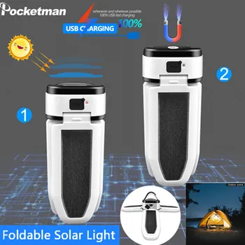 60LED Folding Trefoil Light Solar Charging Stand Light Emergency Solar Bulb Light Multi-function Lamp Bulb Outdoor Camping Lamp
60LED Folding Trefoil Light Solar Charging Stand Light Emergency Solar Bulb Light Multi-function Lamp Bulb Outdoor Camping Lamp