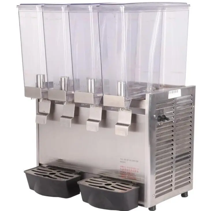 Commercial Juice Dispenser Four Tank Hot&Cold Drinks Maker 8L*4Fruit Juice Liquider 220V Granita machine Fruit Dispenser 
Commercial Juice Dispenser Four Tank Hot&Cold Drinks Maker 8L*4Fruit Juice Liquider 220V Granita machine Fruit Dispenser