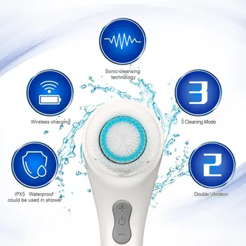 U-Kiss 3 in 1 Portable IPX-5 Waterproof Electric Sonic Skin Facial Cleaning Brush Vibration for Deep Skin Cleansing
U-Kiss 3 in 1 Portable IPX-5 Waterproof Electric Sonic Skin Facial Cleaning Brush Vibration for Deep Skin Cleansing