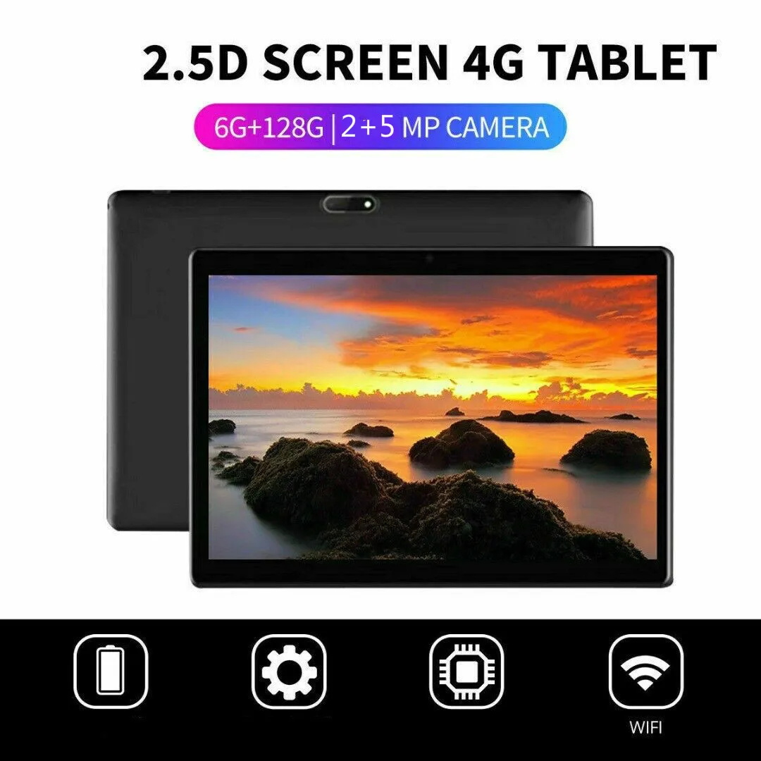 Android 8.0 Bluetooth GPS tablets 10.1 inch 2.5D screen 4G Call phone Dual SIM card Tablet PC 10 Core 6GB RAM 128GB ROM Tablets
Android 8.0 Bluetooth GPS tablets 10.1 inch 2.5D screen 4G Call phone Dual SIM card Tablet PC 10 Core 6GB RAM 128GB ROM Tablets