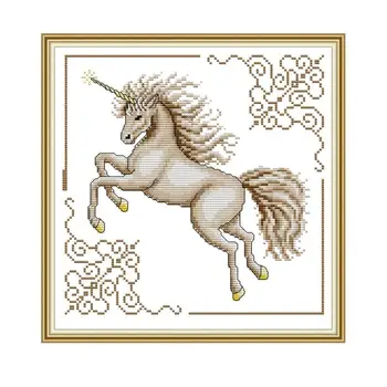 Unicorn 3 Animal Patterns Cross Stitch Embroidery Kits DIY Needlework Kit Cotton Thread 14CT11CT Printed Fabric Cross Stitch Kit
Unicorn 3 Animal Patterns Cross Stitch Embroidery Kits DIY Needlework Kit Cotton Thread 14CT11CT Printed Fabric Cross Stitch Kit