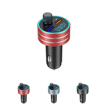 Multi-function FM Transmitter Aux Modulator Bluetooth Handsfree Car Kit Car Audio MP3 Player Quick Charge Dual USB Car Charger
Multi-function FM Transmitter Aux Modulator Bluetooth Handsfree Car Kit Car Audio MP3 Player Quick Charge Dual USB Car Charger