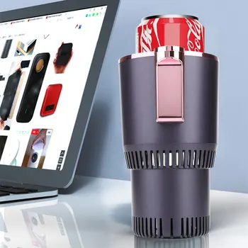 Car Heating Cooling Cup 2-in-1 Mini Fridge Smart Cup Cooler Warmer Drinks Cans Cup Holder Thermos Refrigerated Cup for Office
Car Heating Cooling Cup 2-in-1 Mini Fridge Smart Cup Cooler Warmer Drinks Cans Cup Holder Thermos Refrigerated Cup for Office