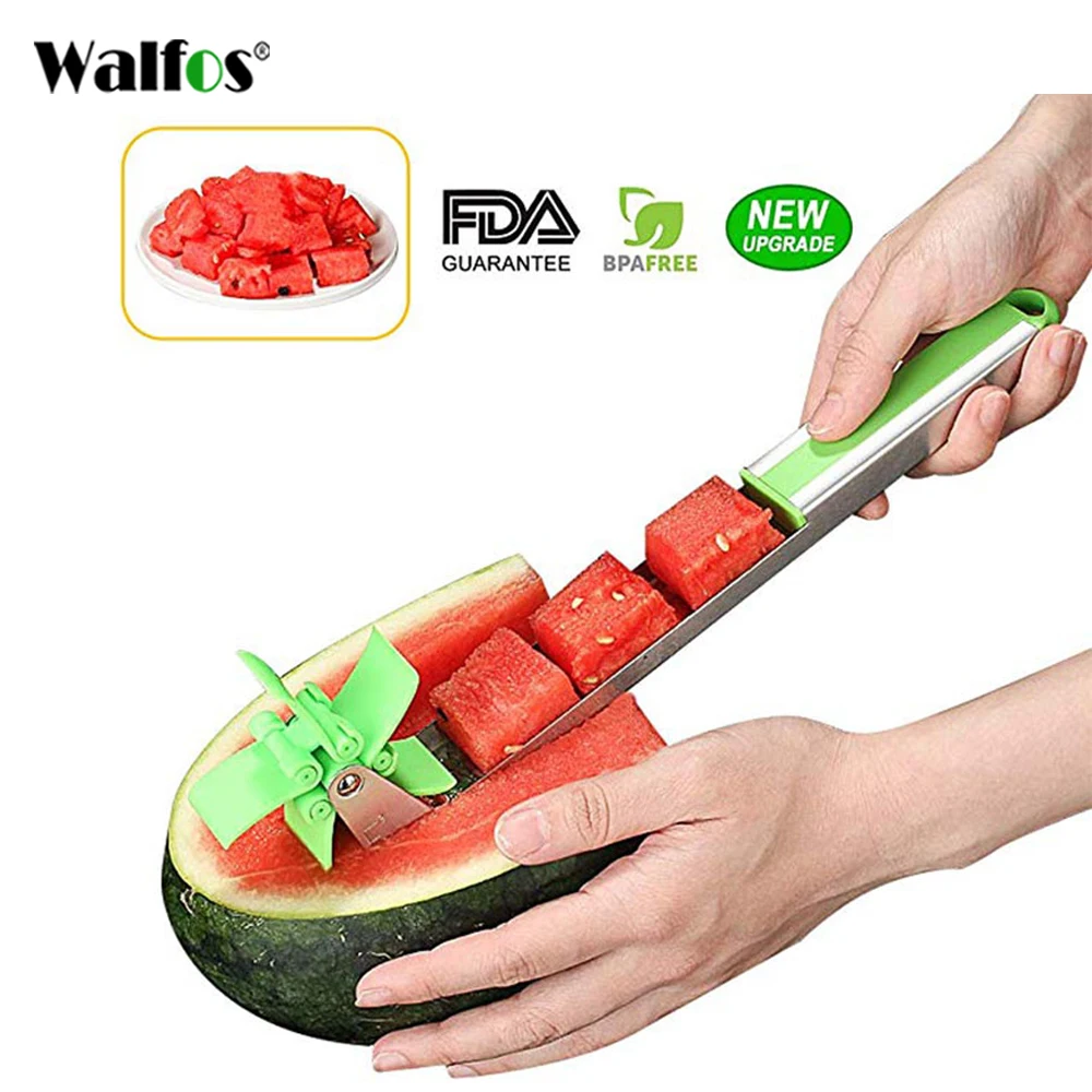 WALFOS NEW Watermelon Cutter Multi Melon Slicer Cutting Machine Stainless Steel Windmill Fruit Household Artifact Kitchen Tool
WALFOS NEW Watermelon Cutter Multi Melon Slicer Cutting Machine Stainless Steel Windmill Fruit Household Artifact Kitchen Tool