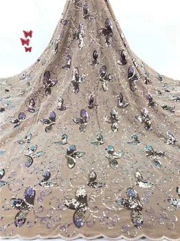 Excellent design velvet lace fabric decorated with sequins for dress PVZ29(5 yards/lot)
Excellent design velvet lace fabric decorated with sequins for dress PVZ29(5 yards/lot)