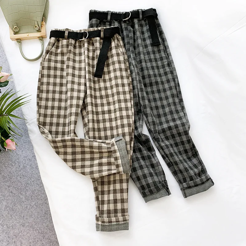 Wasteheart Autumn Winter Women Fashion Gray Ankle Loose Pants Pants High Waist Female Pencil Pants Woolen Plaid Casual Plus Size
Wasteheart Autumn Winter Women Fashion Gray Ankle Loose Pants Pants High Waist Female Pencil Pants Woolen Plaid Casual Plus Size