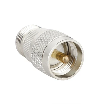 New Alloy Steel N Male Plug to UHF Female SO239 Jack Straight RF Coaxial Adapter Connector
New Alloy Steel N Male Plug to UHF Female SO239 Jack Straight RF Coaxial Adapter Connector
