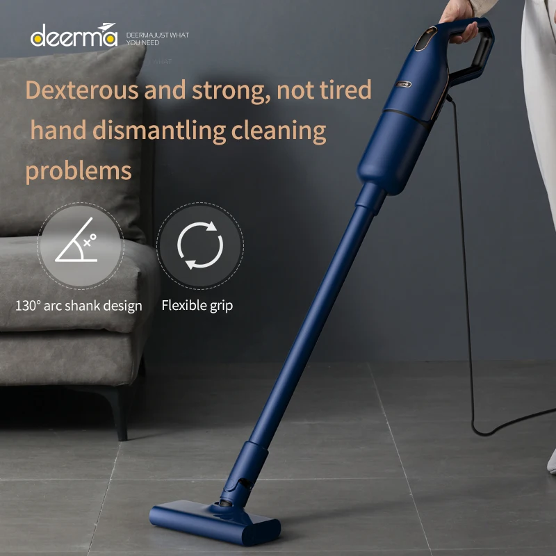 Deerma DX1000 Handheld Vacuum Cleaner 16Kpa Suction Washing Filter Portable Mite Removal Instrument With Multiple Brush Heads | Бытовая