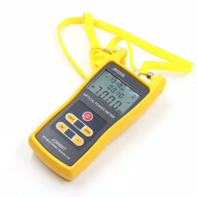 JW3208C Joinwit -50~+26dBm Handheld Optical Power Meter Fiber Optic Tester SC FC ST Connector
JW3208C Joinwit -50~+26dBm Handheld Optical Power Meter Fiber Optic Tester SC FC ST Connector