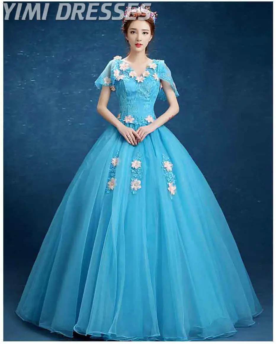 blue dress for sweet 15