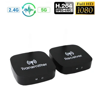 Audio Video 5GHz HDMI H.264 Wireles Transmitter Extender 20m WIFI Receiver For Blu-ray Player DVD Player PC Laptop HDTV TX RX
Audio Video 5GHz HDMI H.264 Wireles Transmitter Extender 20m WIFI Receiver For Blu-ray Player DVD Player PC Laptop HDTV TX RX
