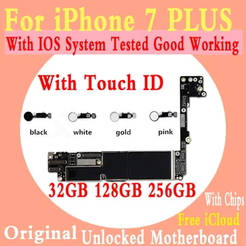 Factory unlocked for iphone 7 Plus Motherboard With / Without Touch ID,No iCloud for iphone 7Plus 7P Mainboard,100% Original
Factory unlocked for iphone 7 Plus Motherboard With / Without Touch ID,No iCloud for iphone 7Plus 7P Mainboard,100% Original