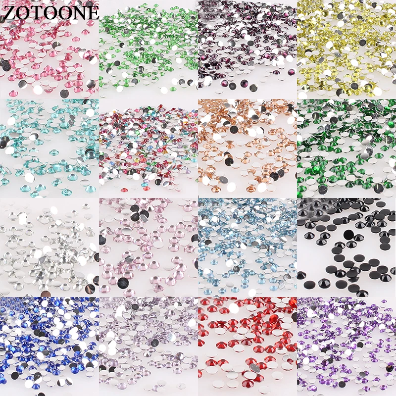 ZOTOONE Resin Flat Back Colorful Glue On Rhinestone Nail Art Trim Stickers Accessories Applique Non Hotfix Rhinestone Strass C
ZOTOONE Resin Flat Back Colorful Glue On Rhinestone Nail Art Trim Stickers Accessories Applique Non Hotfix Rhinestone Strass C
