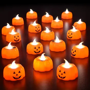 METABLE 18PCs Halloween party favors 3D Pumpkin Flameless Candle Battery Operated LED Candle for,Themed Party Supplies
METABLE 18PCs Halloween party favors 3D Pumpkin Flameless Candle Battery Operated LED Candle for,Themed Party Supplies