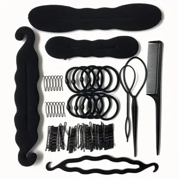 79Pcs/Set Hair Accessories Braider Donut Hair Clips For Women Rubber Band Rope Tie Gum Spring Hair Bun Makers Hairpins Headbands
79Pcs/Set Hair Accessories Braider Donut Hair Clips For Women Rubber Band Rope Tie Gum Spring Hair Bun Makers Hairpins Headbands