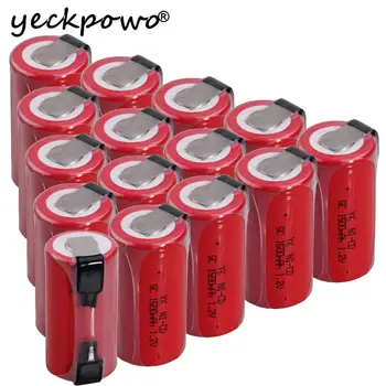 15 pcs SC 1500mah 1.2v battery NICD rechargeable batteries for electric screwdrivers 4.25cm*2.2cm batteria power tools
15 pcs SC 1500mah 1.2v battery NICD rechargeable batteries for electric screwdrivers 4.25cm*2.2cm batteria power tools
