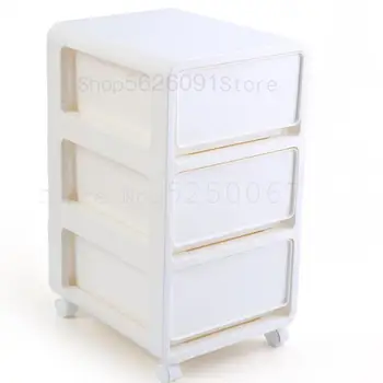 Drawer-type Plastic Slotted Receptacle Narrow Cabinet With Roller Bed Head Cabinet 3 Storey Storage Snack Cabinet Receptacle
Drawer-type Plastic Slotted Receptacle Narrow Cabinet With Roller Bed Head Cabinet 3 Storey Storage Snack Cabinet Receptacle